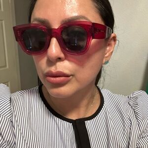 Celine Bold hot pink Sunglasses